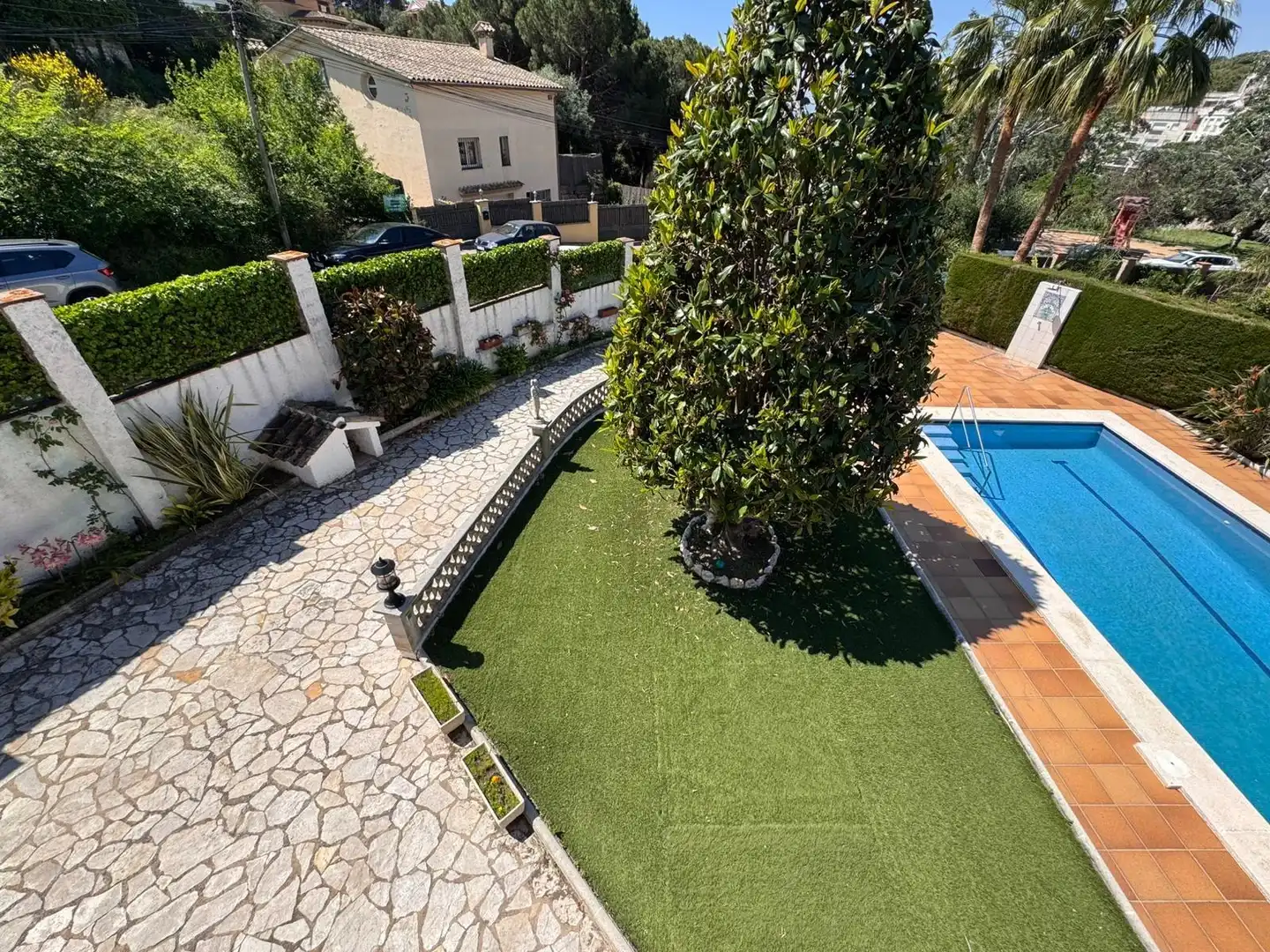 Piscina de Casa o chalet en venta en Lloret de Mar con Calefacción, Terraza y Trastero