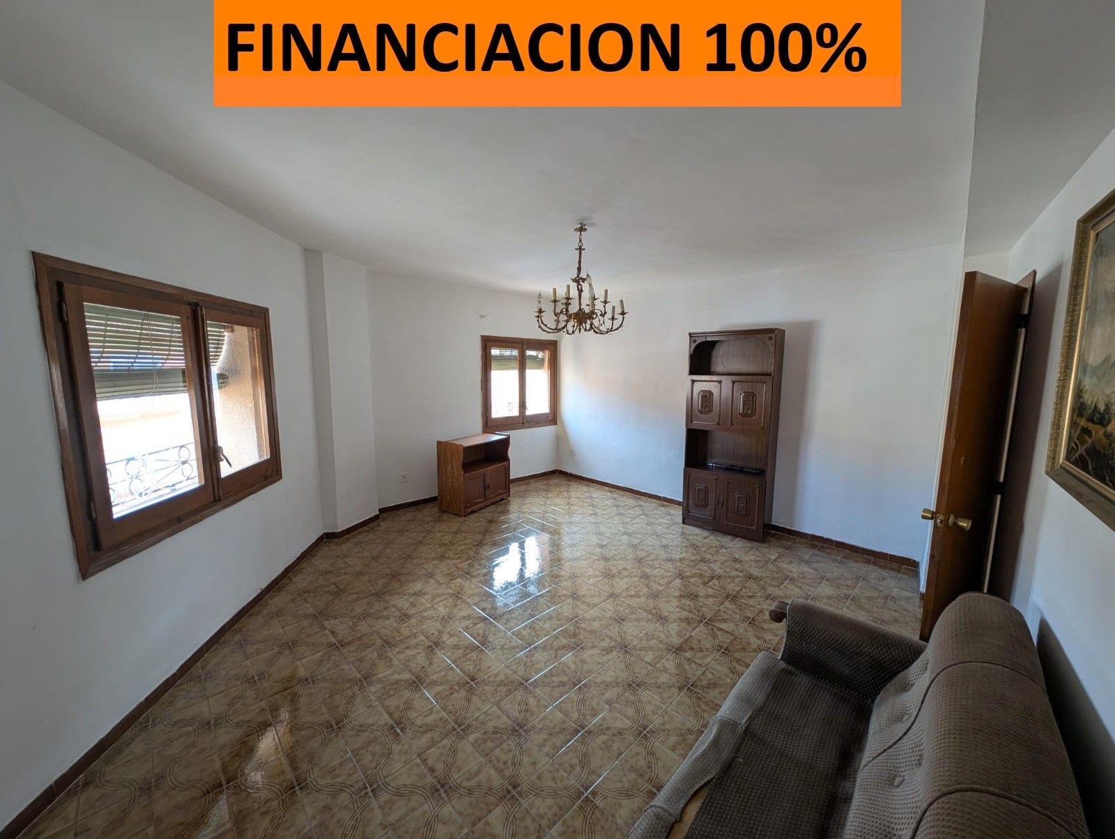 Wohnzimmer von Wohnung zum Verkauf in Caspe mit Terrasse und Abstellraum