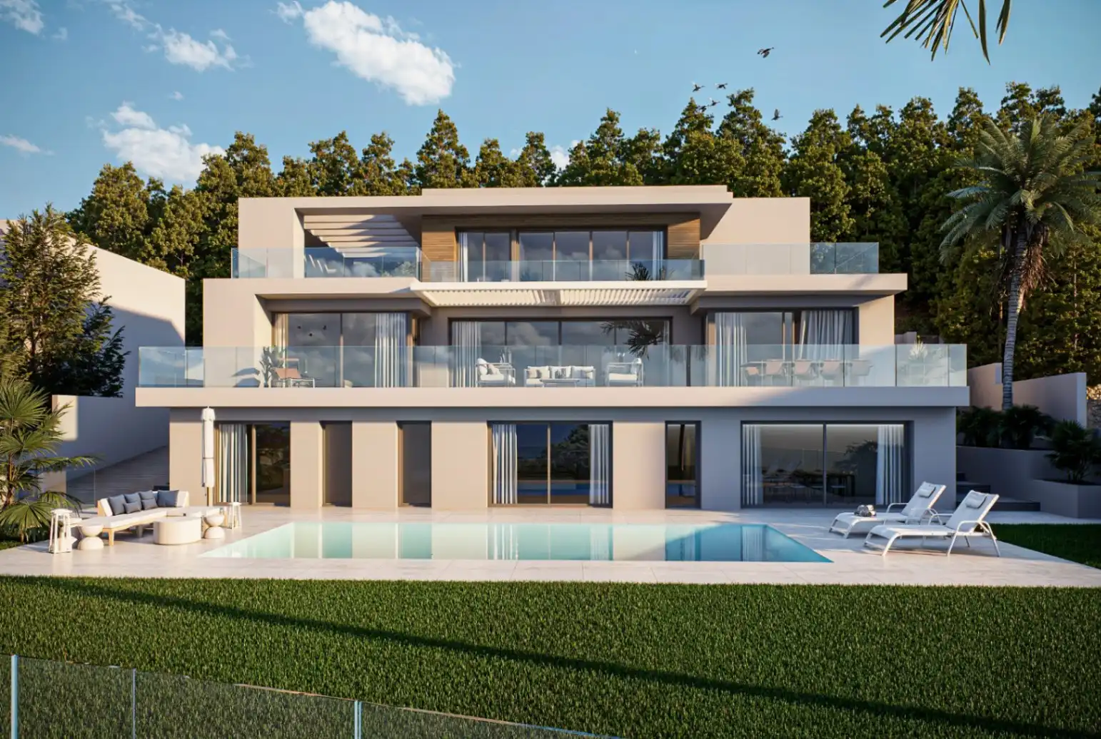 Exterior view of Houses for sale in Altea  with Air Conditioner, Private garden and Terrace