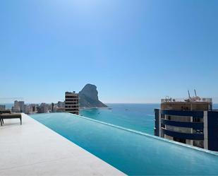 Swimming pool of Attic for sale in Calpe / Calp  with Air Conditioner, Terrace and Jacuzzi