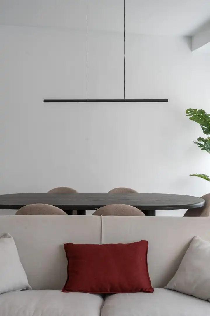 Dining room of Flat for rent in Valencia  with Air Conditioner, Heating and Furnished