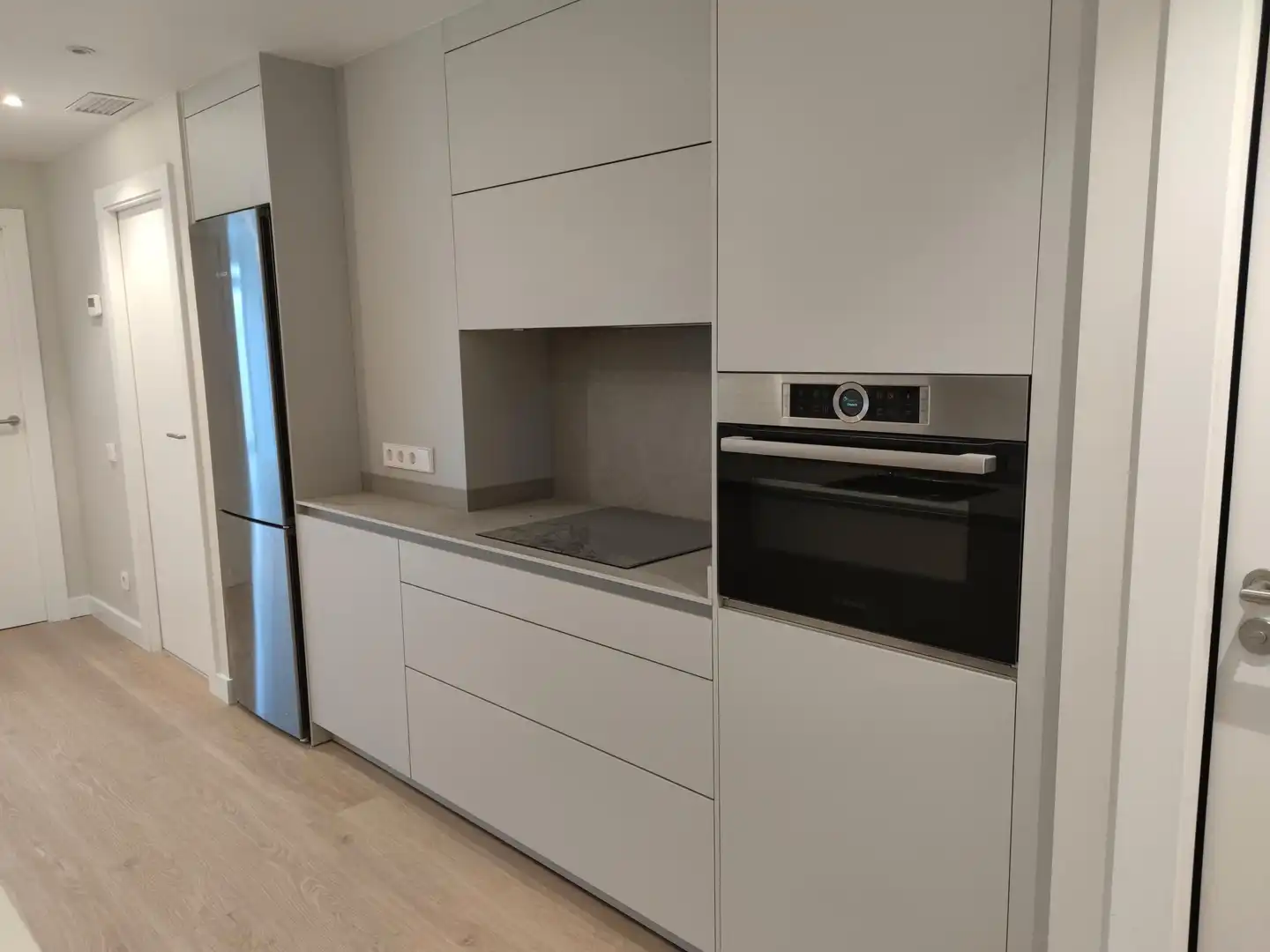Cocina de Piso de alquiler en Girona con Aire acondicionado, Calefacción y Parquet