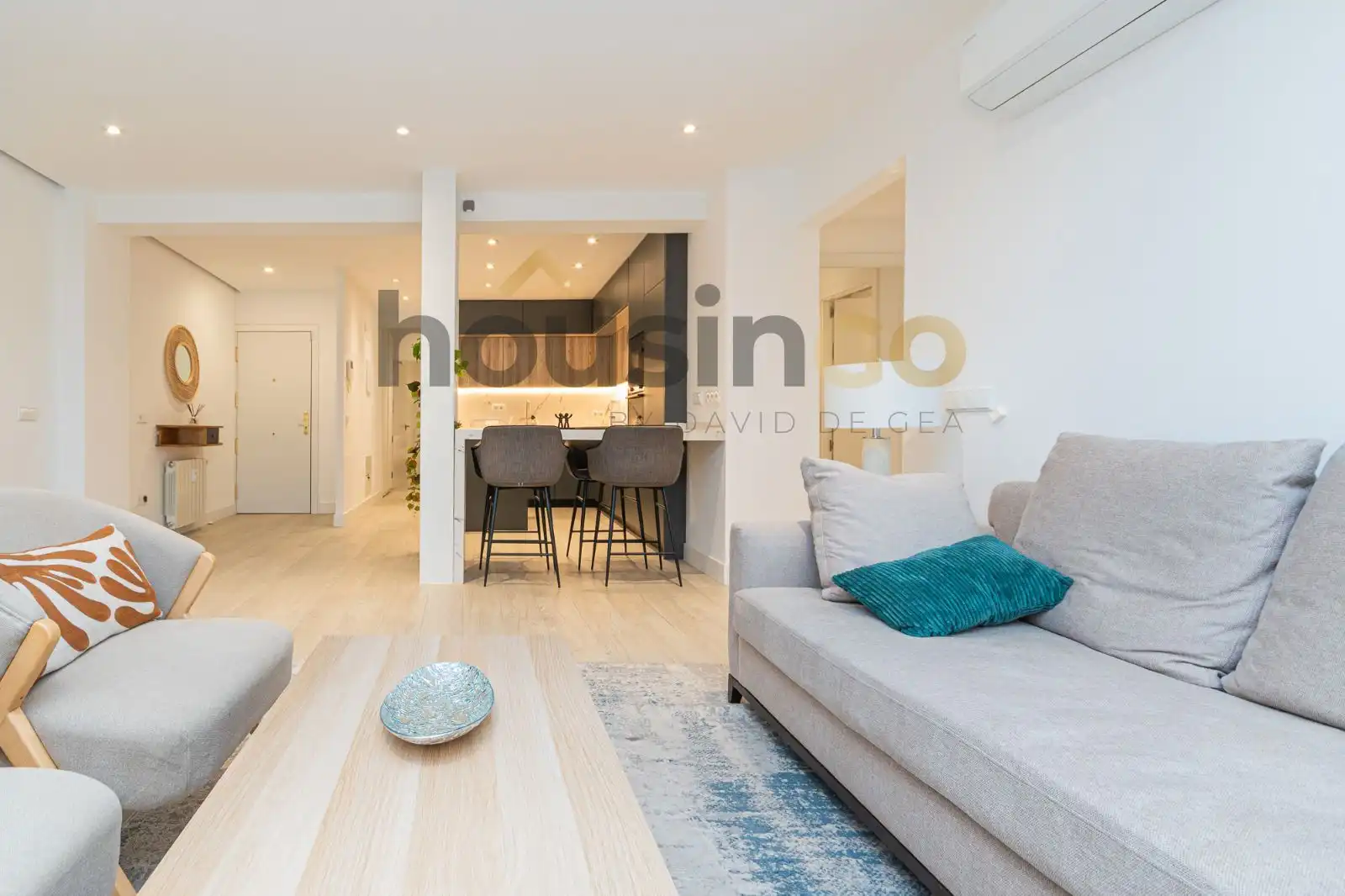 Sala de estar de Piso en venta en Madrid con Aire acondicionado, Calefacción y Parquet