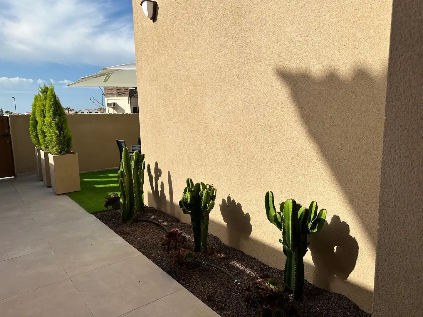 Terrassa de Casa adosada en venda en San Miguel de Abona amb Jardí privat, Terrassa i Piscina