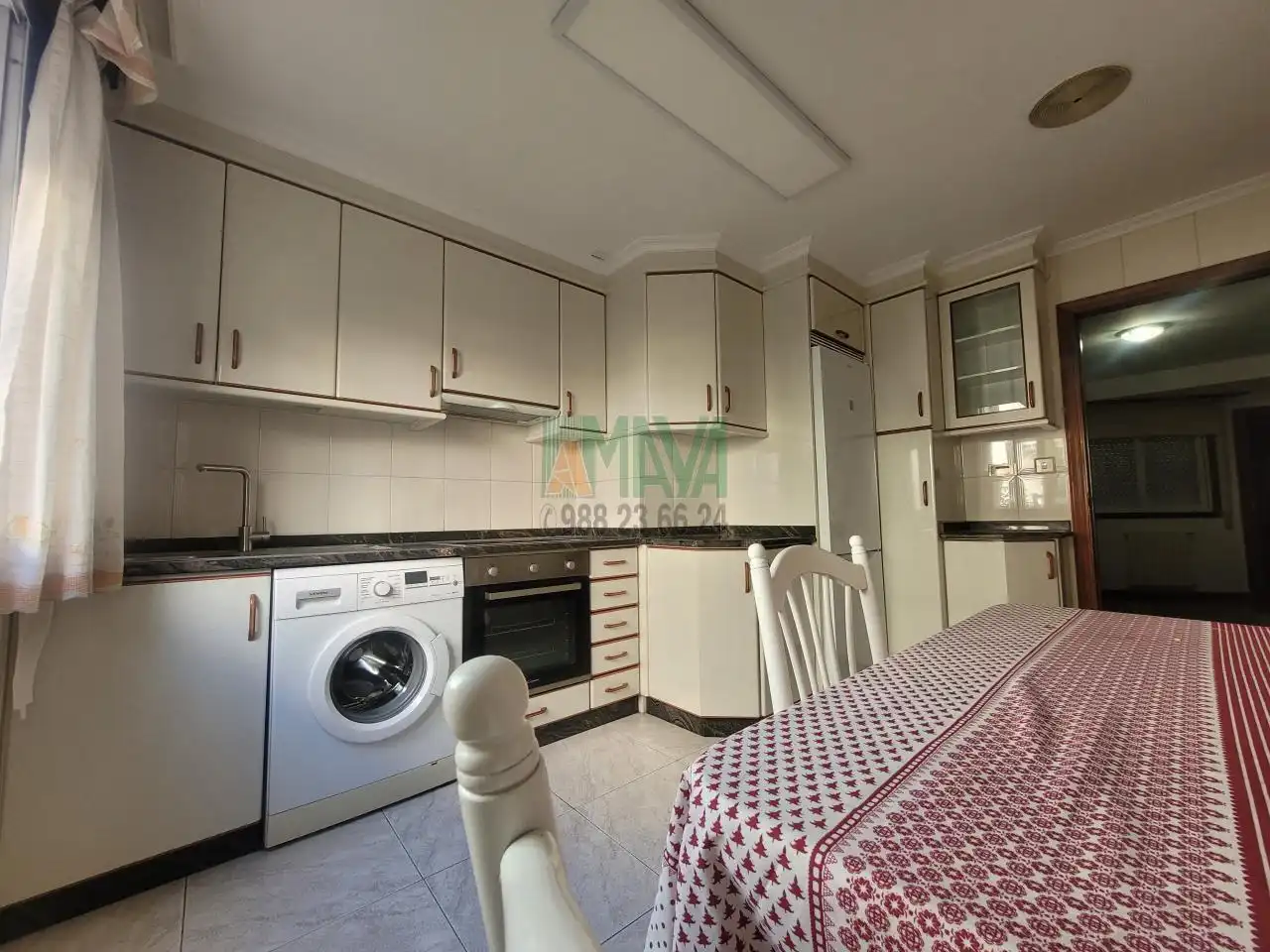 Küche von Wohnung zur Miete in Ourense Capital  mit Heizung, Möbliert und Balkon