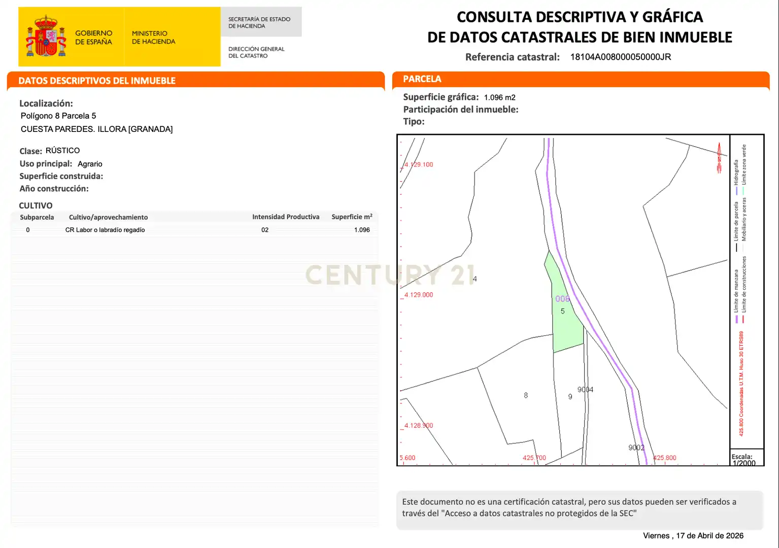 Rustikales Grundstück zum Verkauf in 8536+FQ Algarra sales, Spain, imagen 14