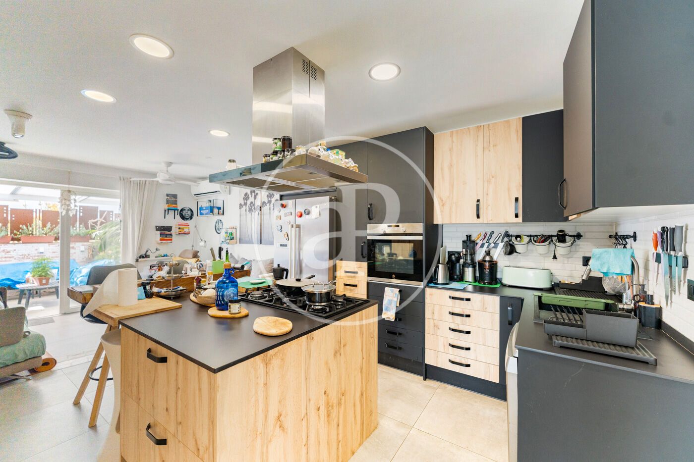 Cuina de Pis en venda en  Palma de Mallorca amb Aire condicionat, Jardí privat i Terrassa