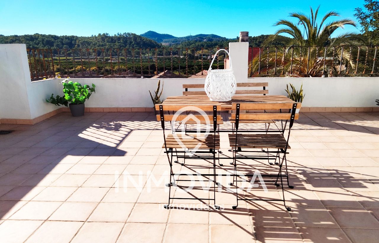 Terrassa de Casa o xalet en venda en Manuel amb Aire condicionat, Traster i Moblat