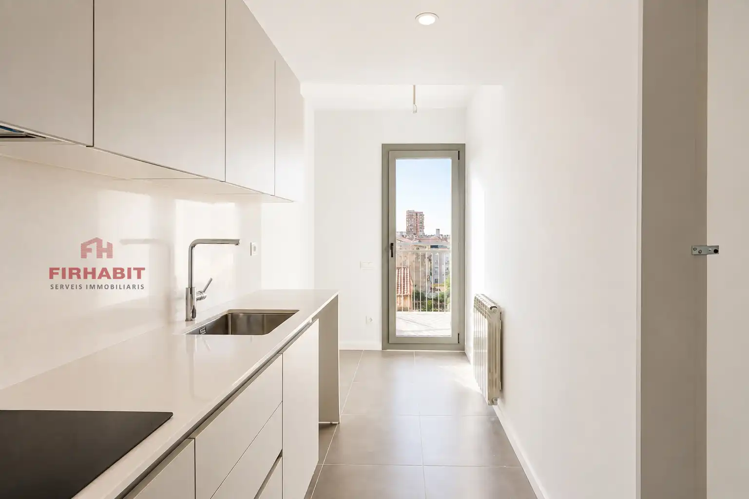 Kitchen of Flat for rent in Mataró  with Air Conditioner, Heating and Parquet flooring