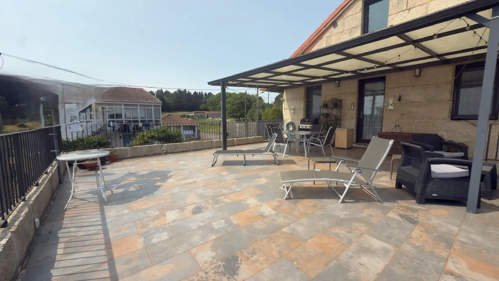 Terraza de Finca rústica en venta en Maside con Calefacción, Jardín privado y Terraza