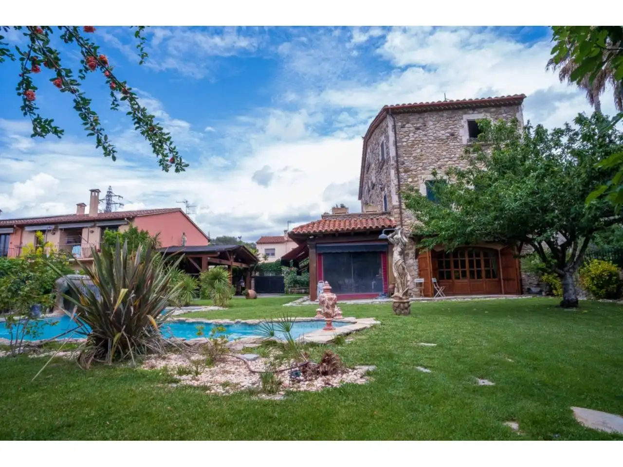 Jardí de Casa adosada en venda en Argelaguer amb Jardí privat i Piscina