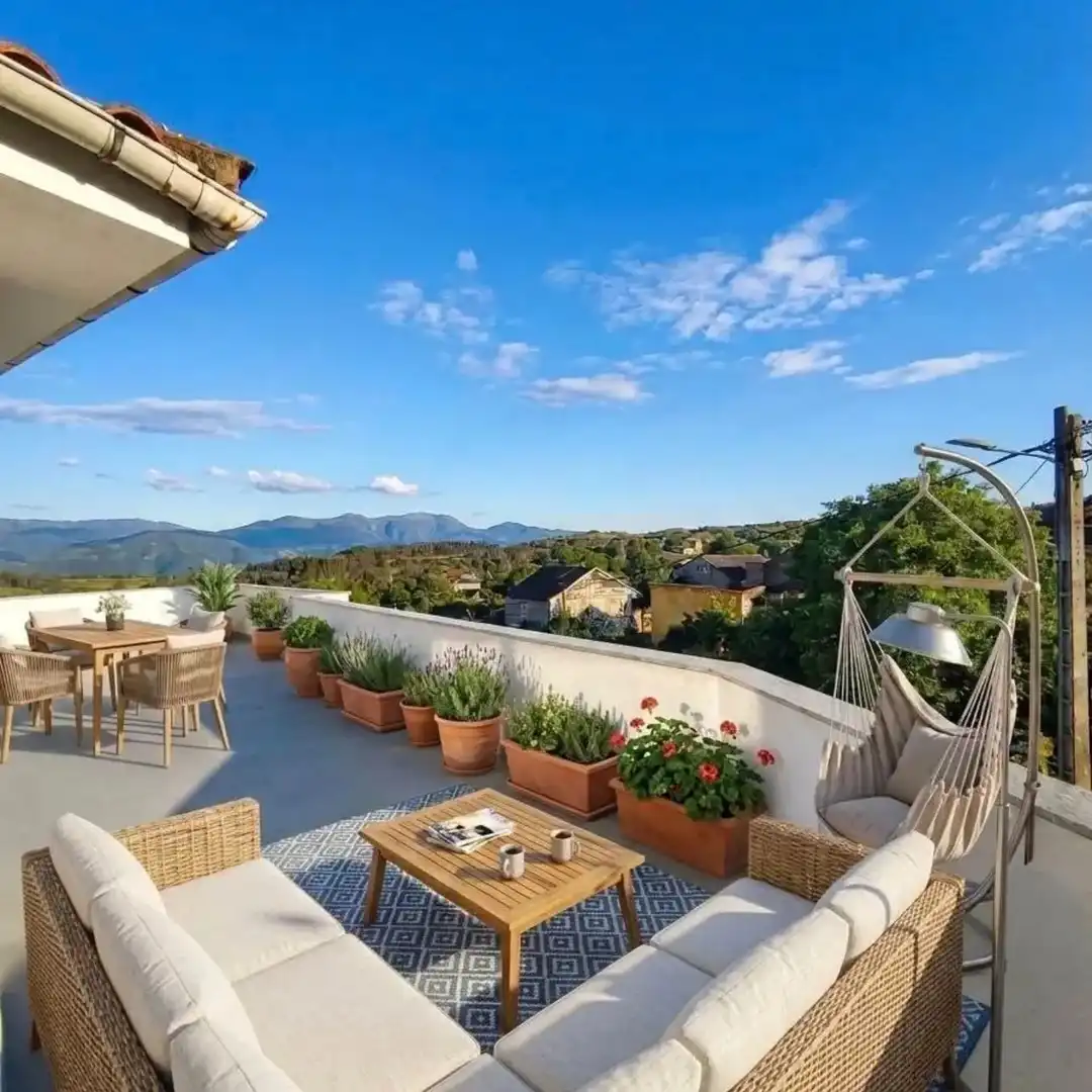 Terraza de Casa o chalet en venta en Oímbra con Jardín privado y Terraza