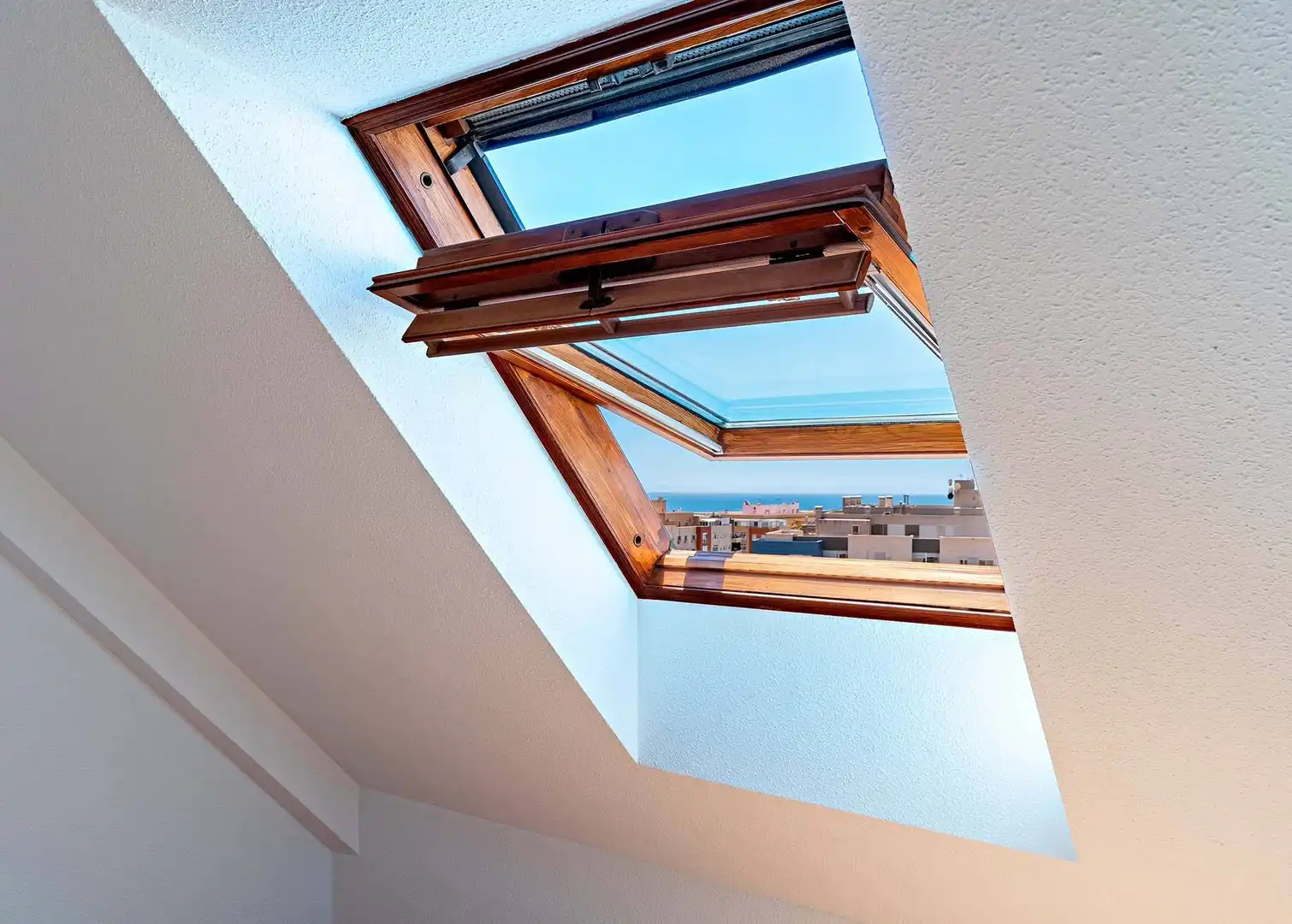 Balcony of Flat for sale in Roquetas de Mar  with Air Conditioner, Parquet flooring and Terrace