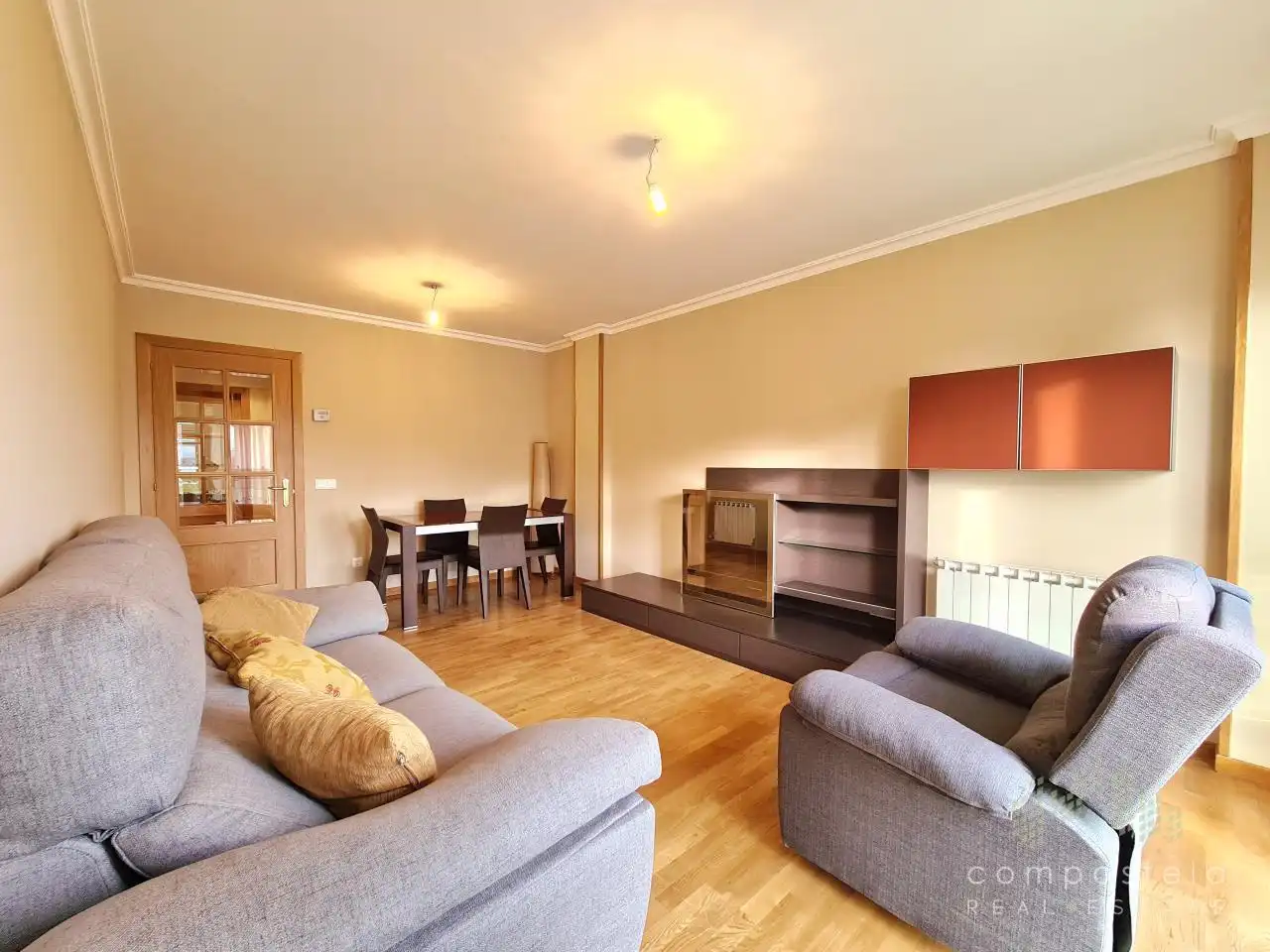 Living room of Flat for sale in Ames  with Heating, Storage room and Furnished