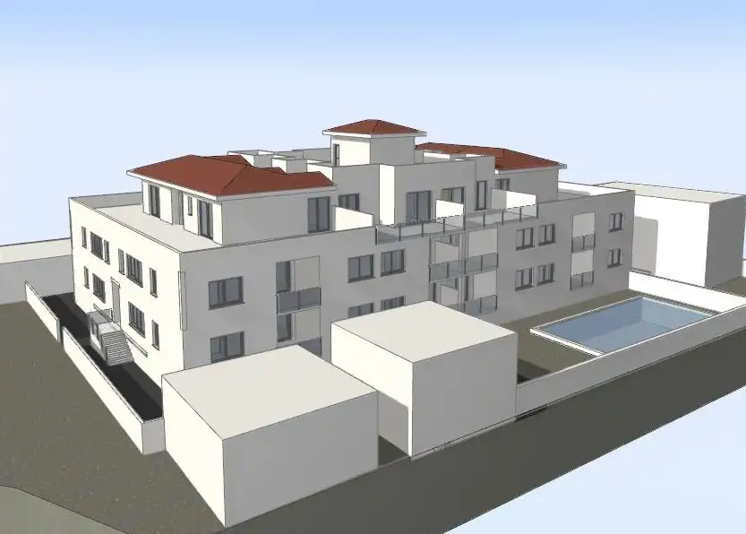 Außenansicht von Wohnung zum Verkauf in Gualchos mit Terrasse, Balkon und Gemeinschaftspool