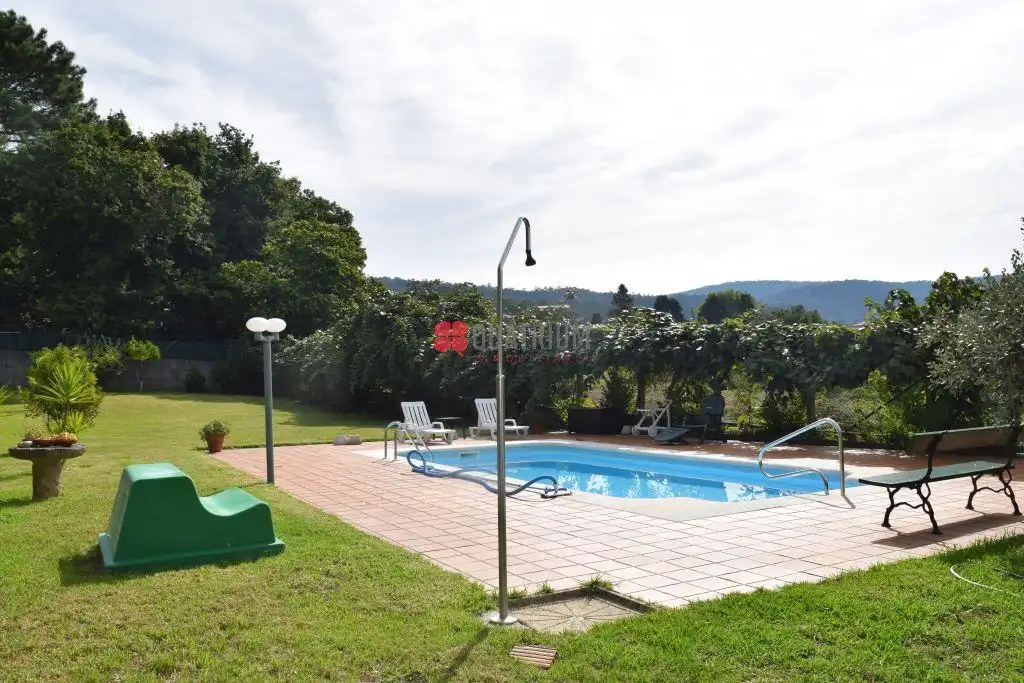 Swimming pool of Houses for sale in Porto do Son  with Heating, Private garden and Swimming Pool