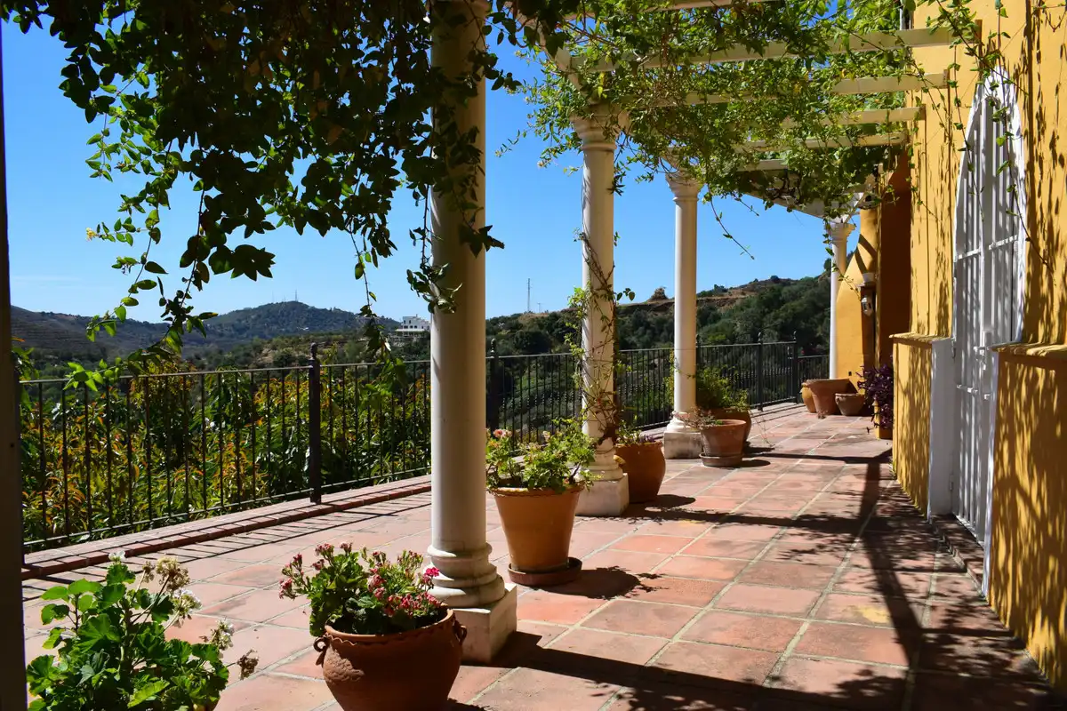 Terraza de Casa o chalet en venta en Ojén con Aire acondicionado, Terraza y Amueblado