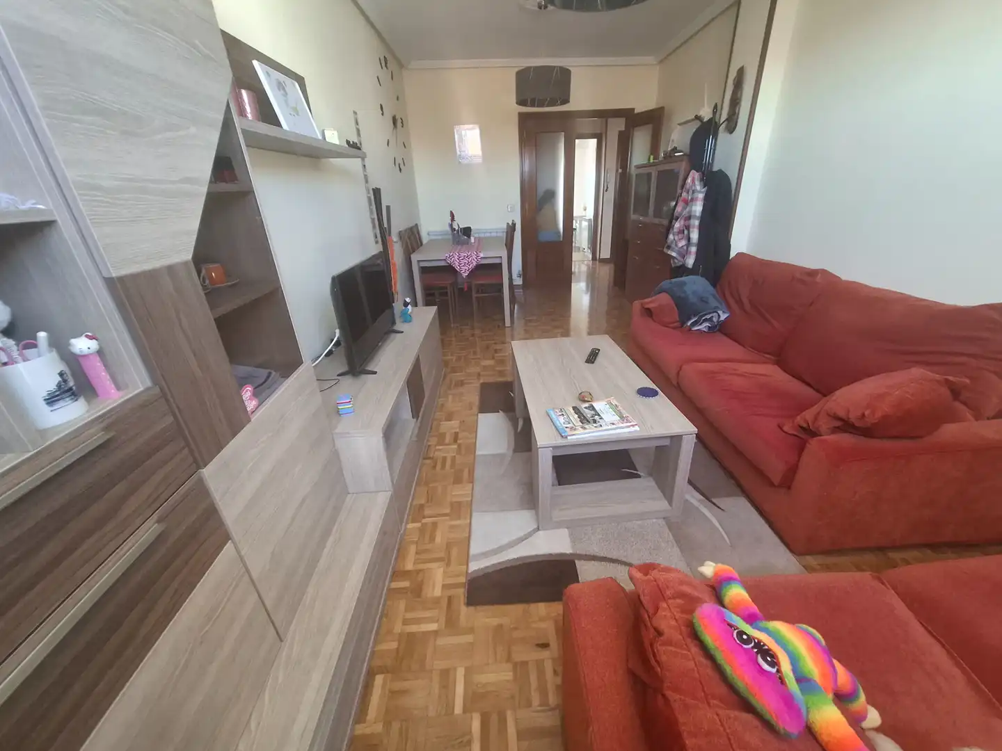 Living room of Flat for sale in Zamora Capital   with Heating, Private garden and Parquet flooring