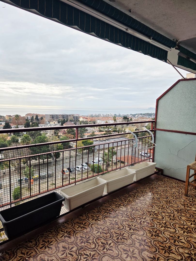 Balcony of Flat to rent in El Masnou  with Furnished, Oven and Microwave