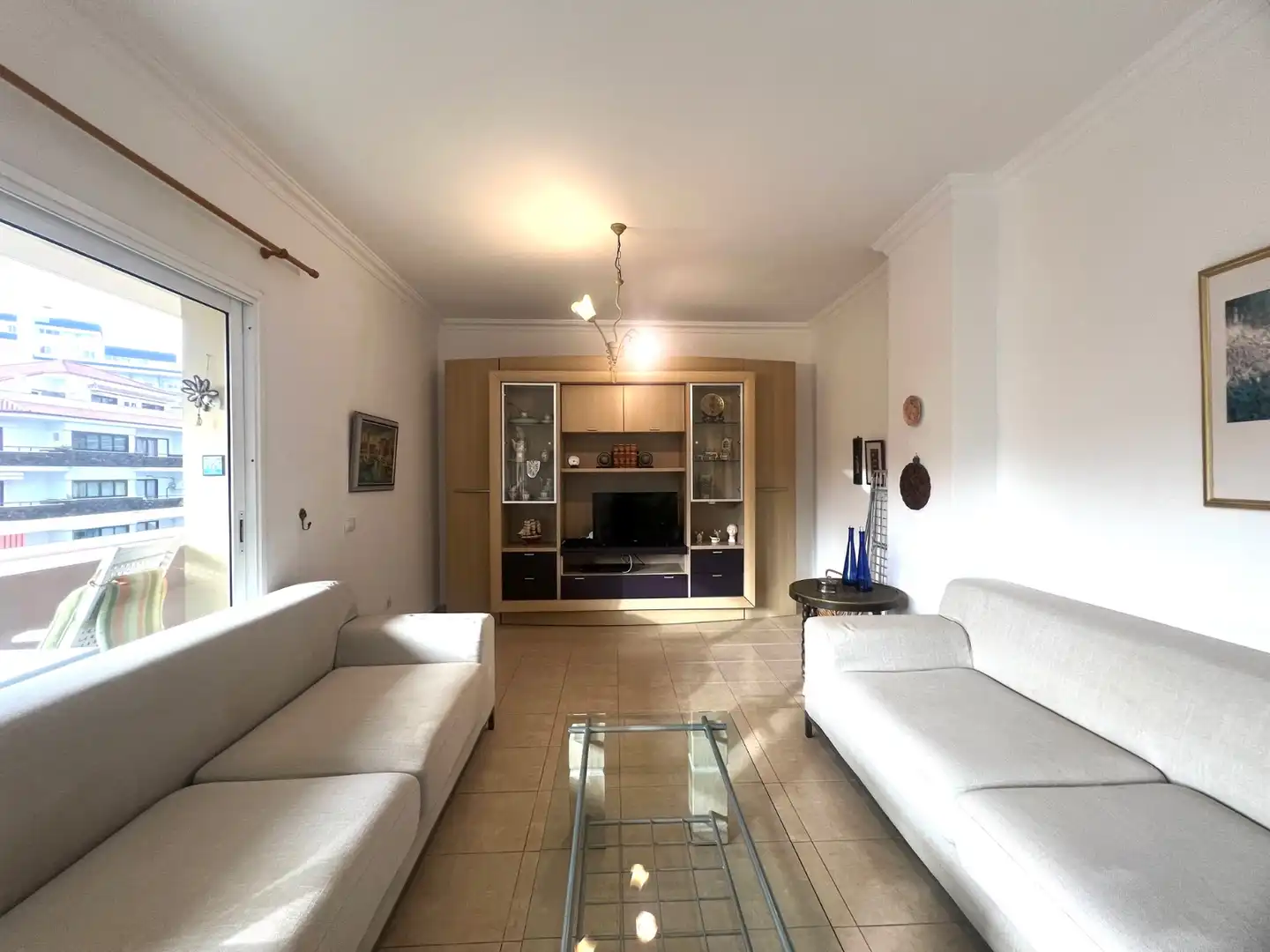 Sala de estar de Piso de alquiler en Puerto de la Cruz con Terraza y Piscina comunitaria
