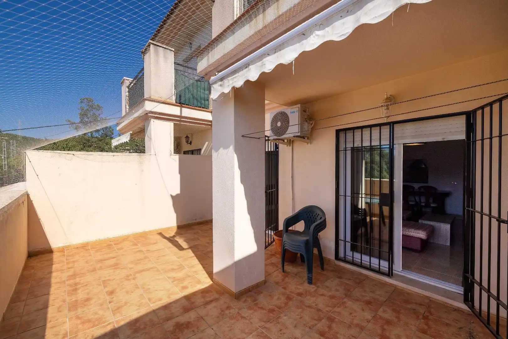 Terrasse von Wohnung zum Verkauf in Almogía mit Klimaanlage, Terrasse und Abstellraum