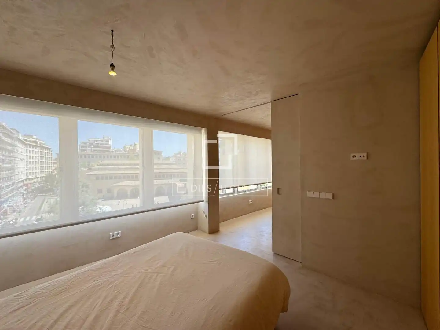 Bedroom of Flat for rent in  Palma de Mallorca  with Air Conditioner, Heating and Parquet flooring
