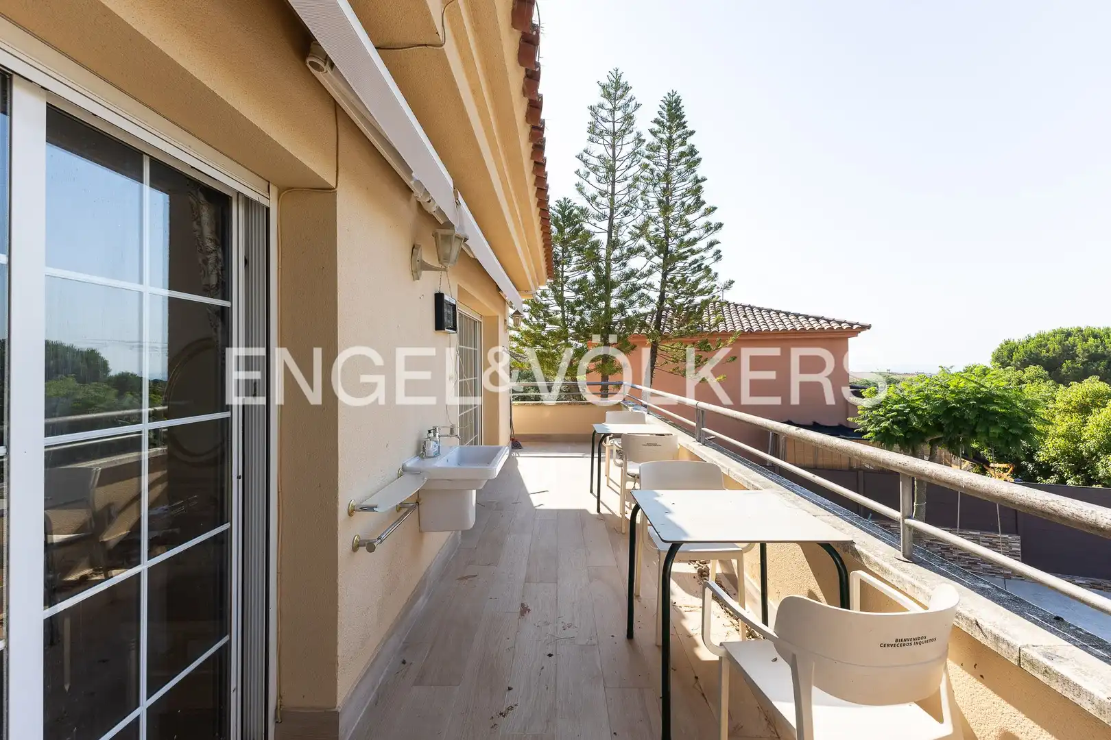 Terraza de Casa o chalet de alquiler en Cabrils con Aire acondicionado, Calefacción y Jardín privado