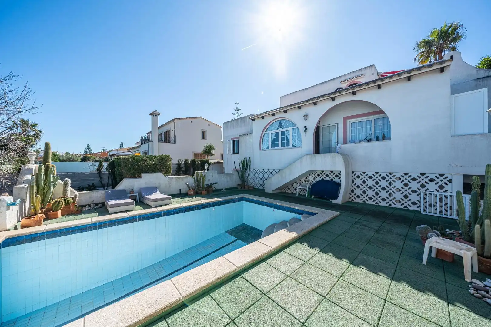Swimming pool of Houses for sale in Llucmajor  with Air Conditioner, Heating and Private garden