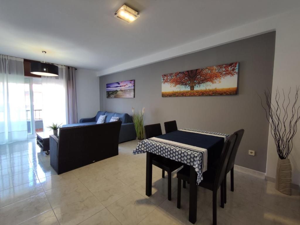 Living room of Flat to rent in Sanxenxo  with Terrace, Furnished and Oven
