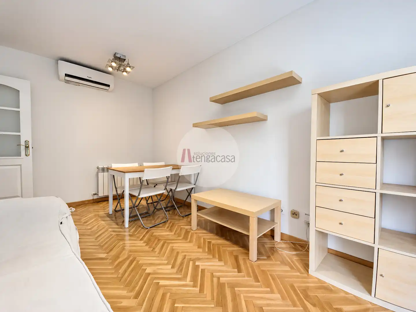 Schlafzimmer von Wohnungen zur Miete in Barrio de Salamanca
