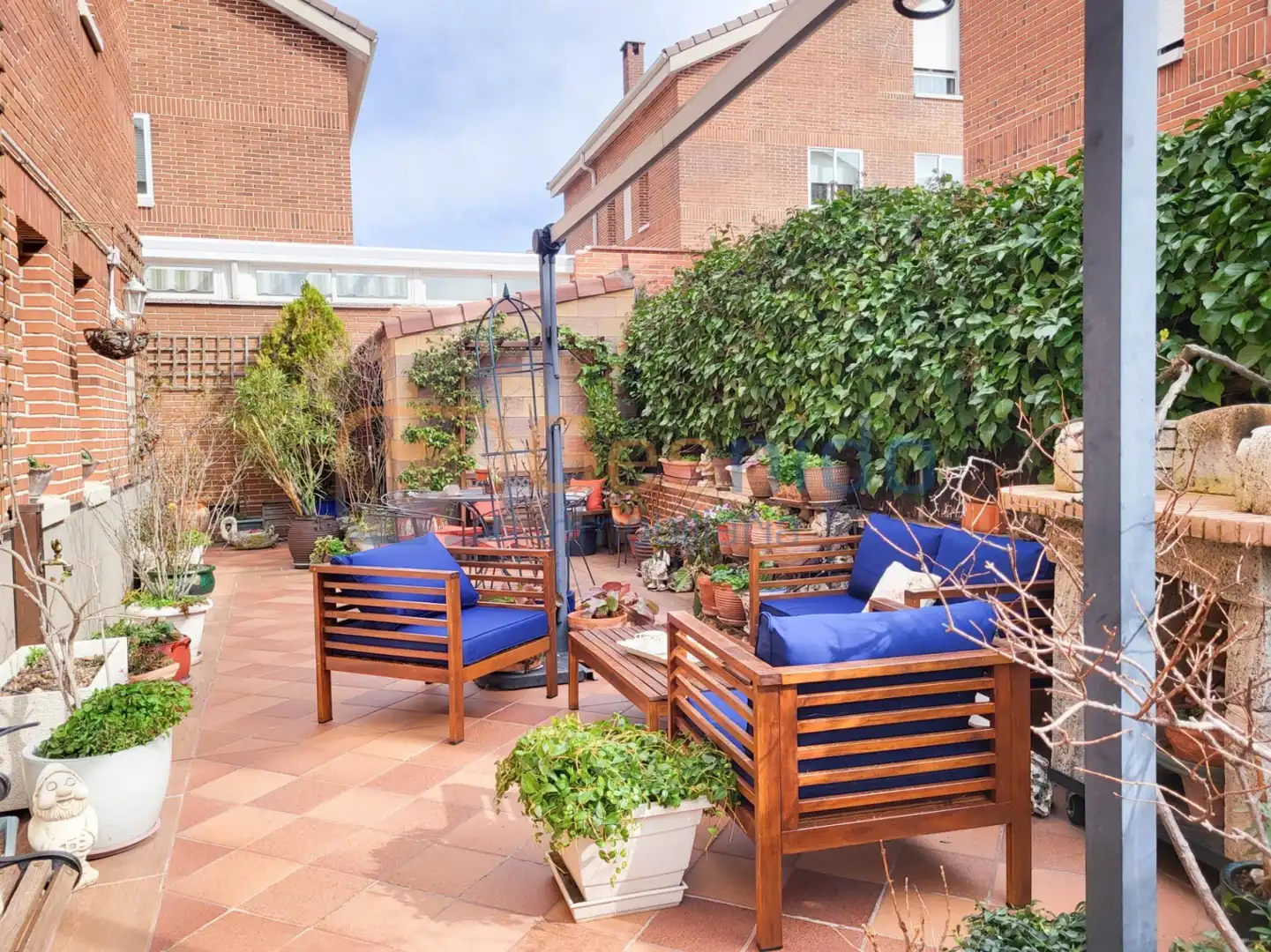Terraza de Casa adosada en venta en Segovia con Calefacción, Parquet y Trastero