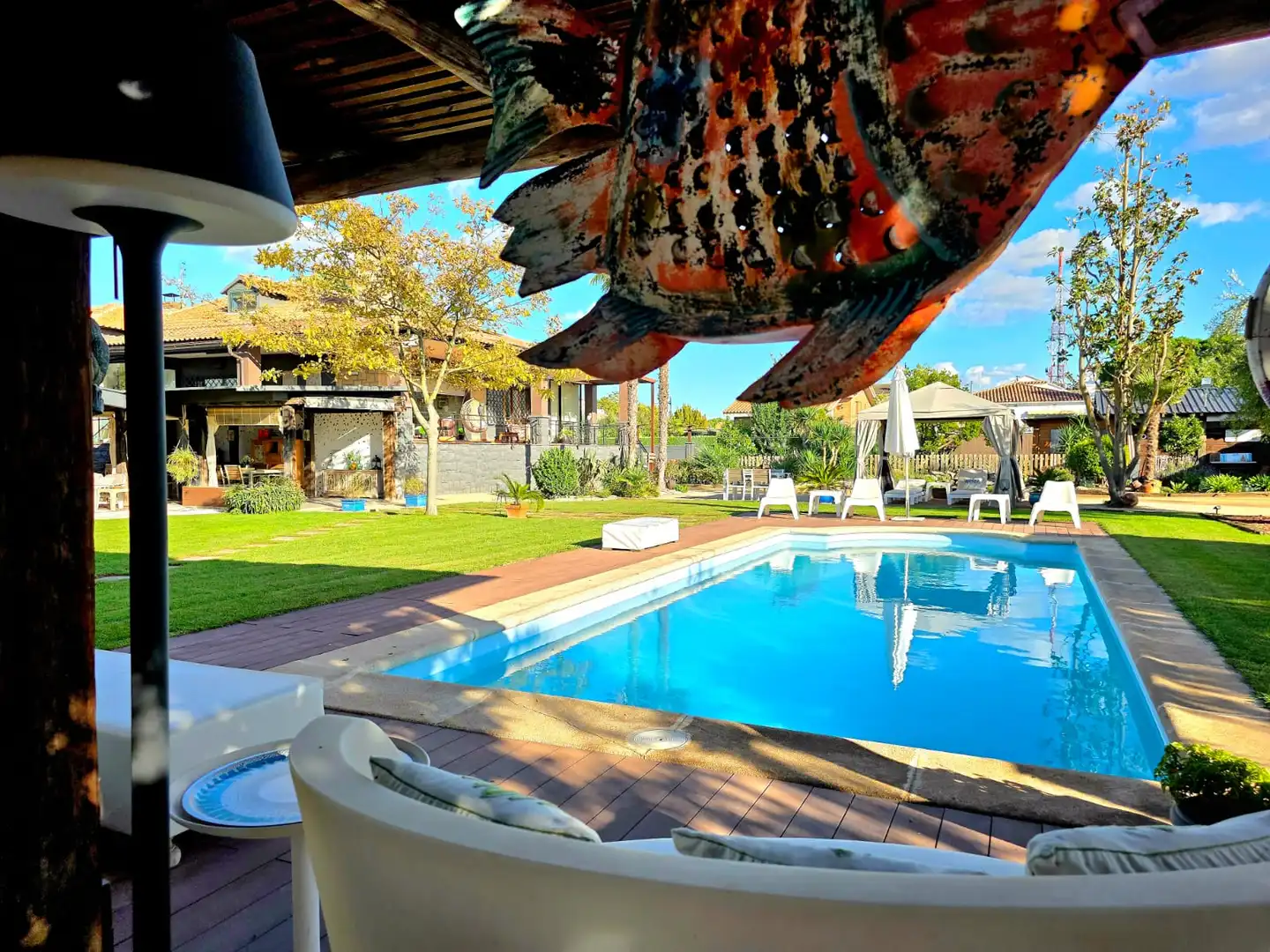Piscina de Casa o xalet en venda en Lleida amb Aire condicionat, Calefacció i Jardí privat