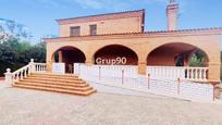 Exterior view of Country house for sale in  Lleida Capital  with Terrace, Swimming Pool and Balcony