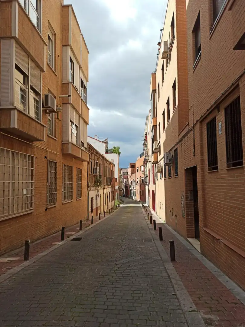 Vista exterior de Planta baja de alquiler en Madrid con Terraza y Amueblado