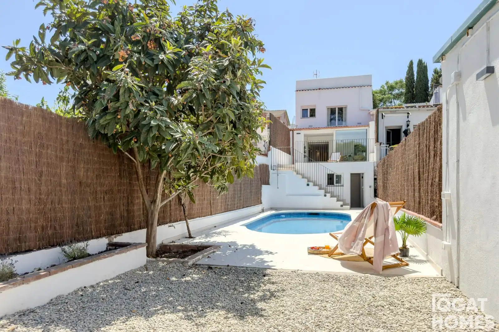 Piscina de Casa adosada en venda en Sant Cugat del Vallès amb Aire condicionat, Calefacció i Terrassa