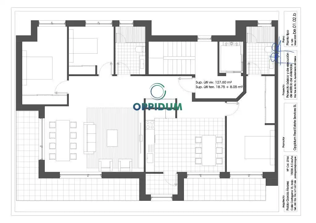 Residencial en venda en Oleiros