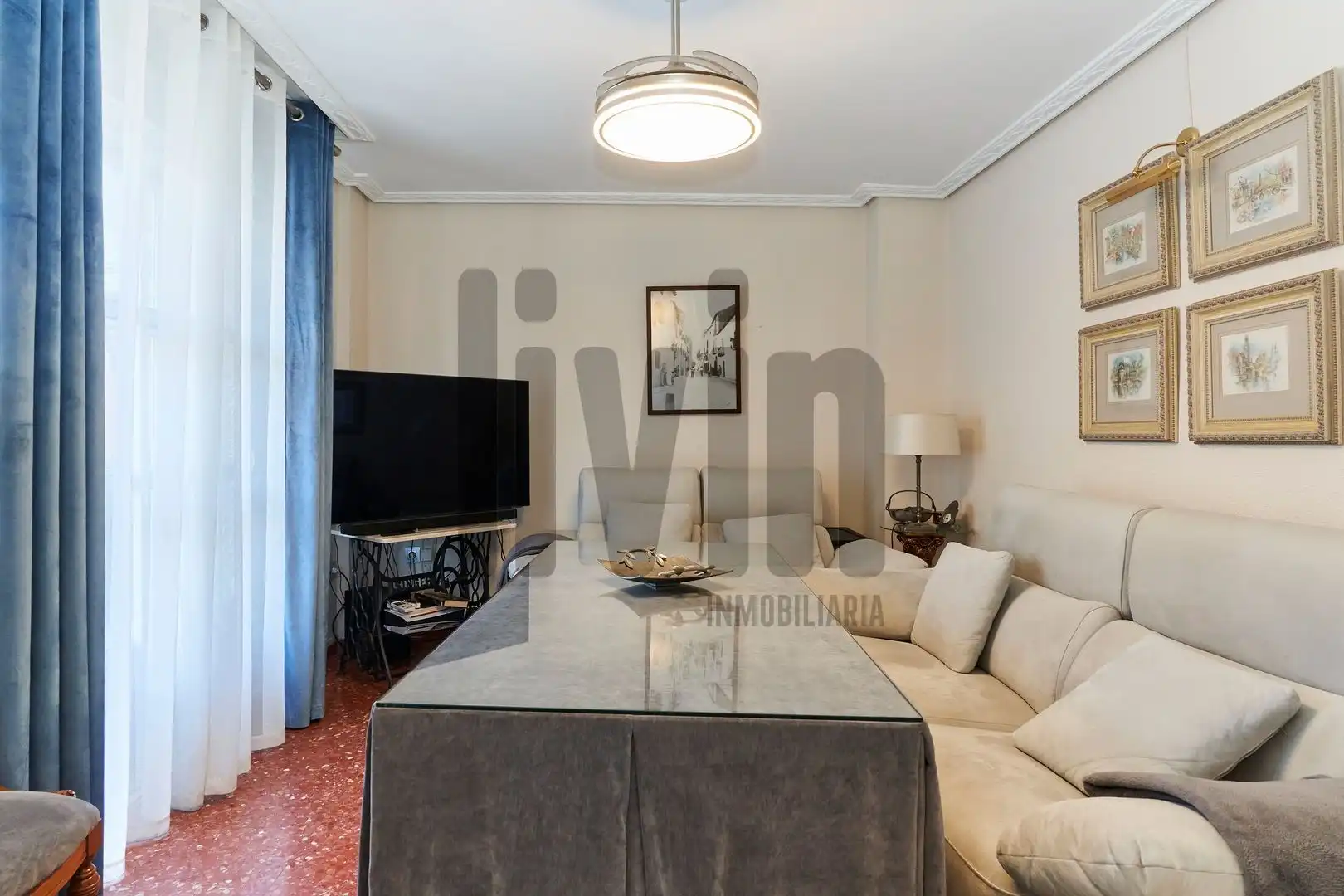Sala de estar de Piso en venta en Torredelcampo con Calefacción, Terraza y Trastero