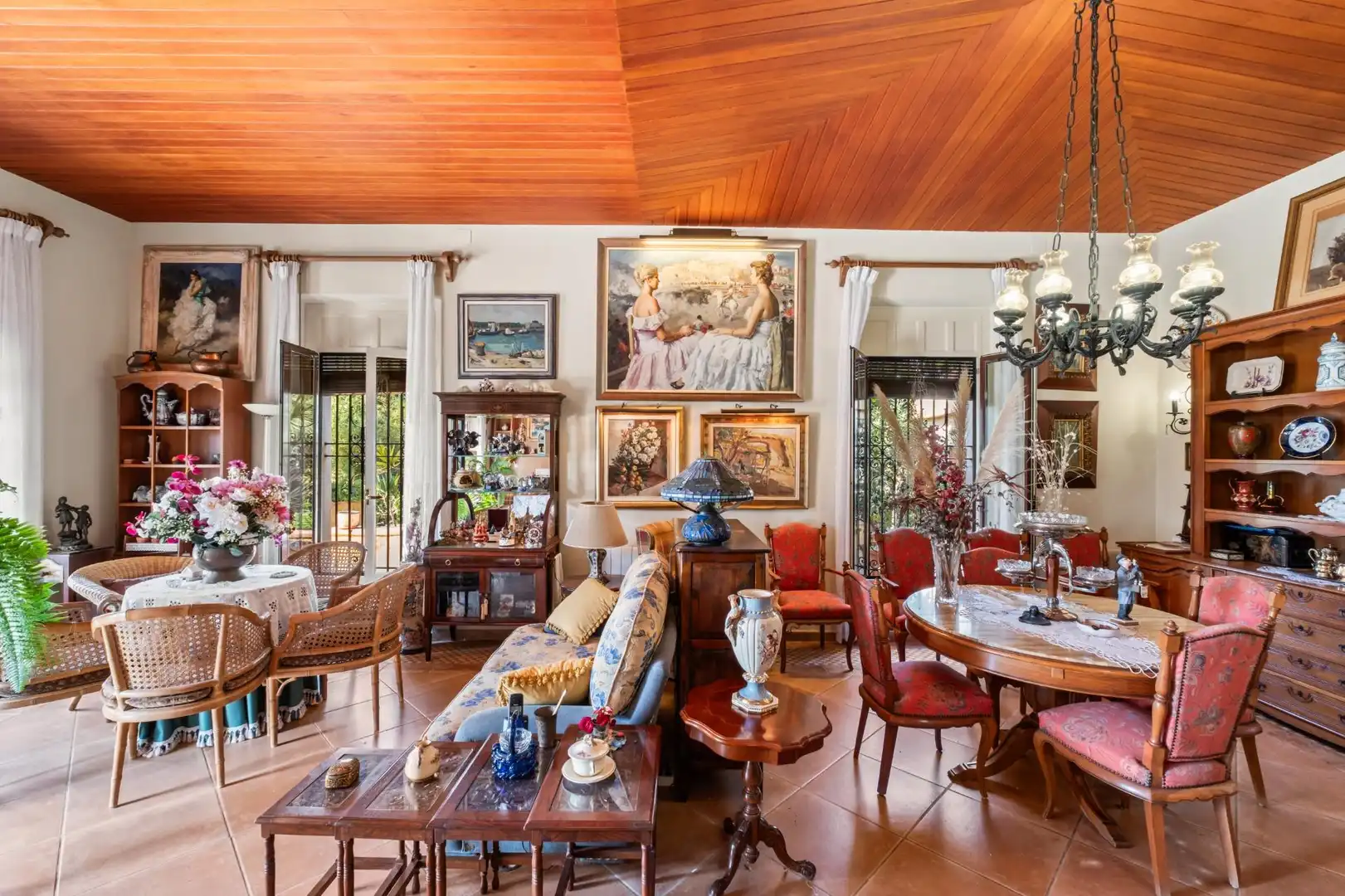 Sala de estar de Casa o chalet en venta en Elche / Elx con Aire acondicionado, Calefacción y Jardín privado
