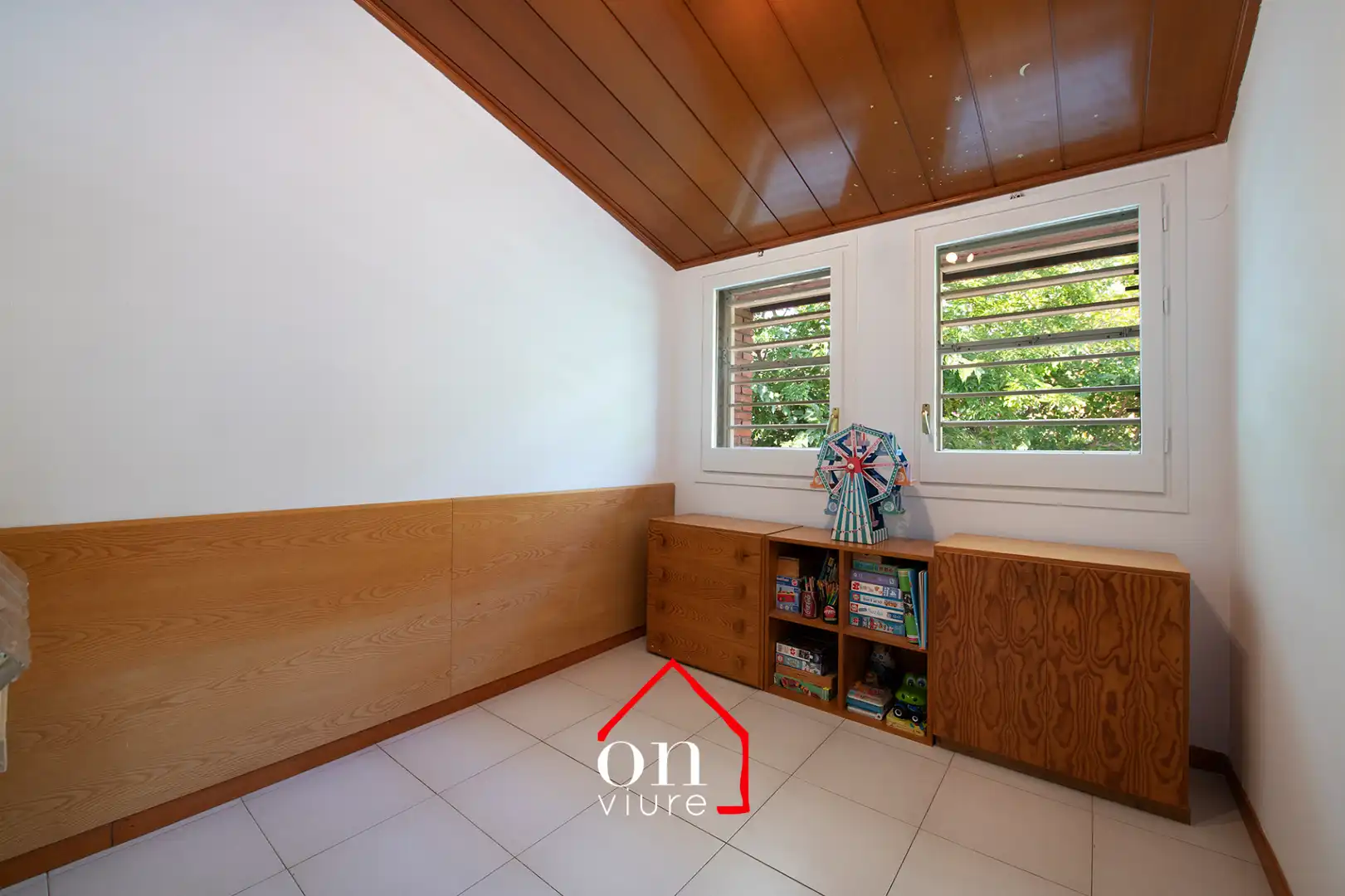 Dormitori de Casa o xalet en venda en Sant Cugat del Vallès amb Calefacció, Jardí privat i Terrassa