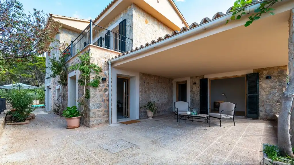 Exterior view of Houses for sale in Banyalbufar  with Air Conditioner, Private garden and Terrace