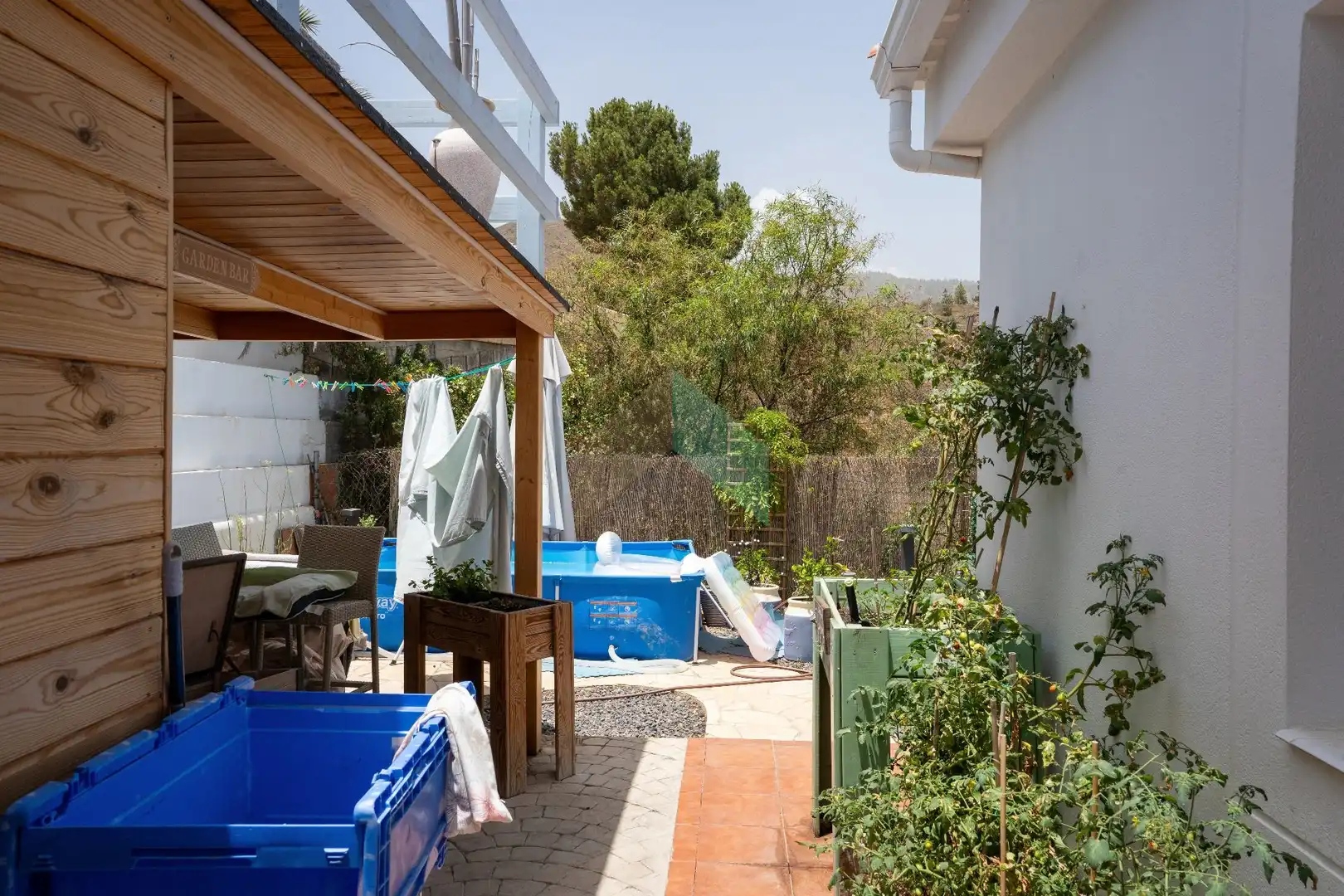 Terrassa de Casa o xalet en venda en San Miguel