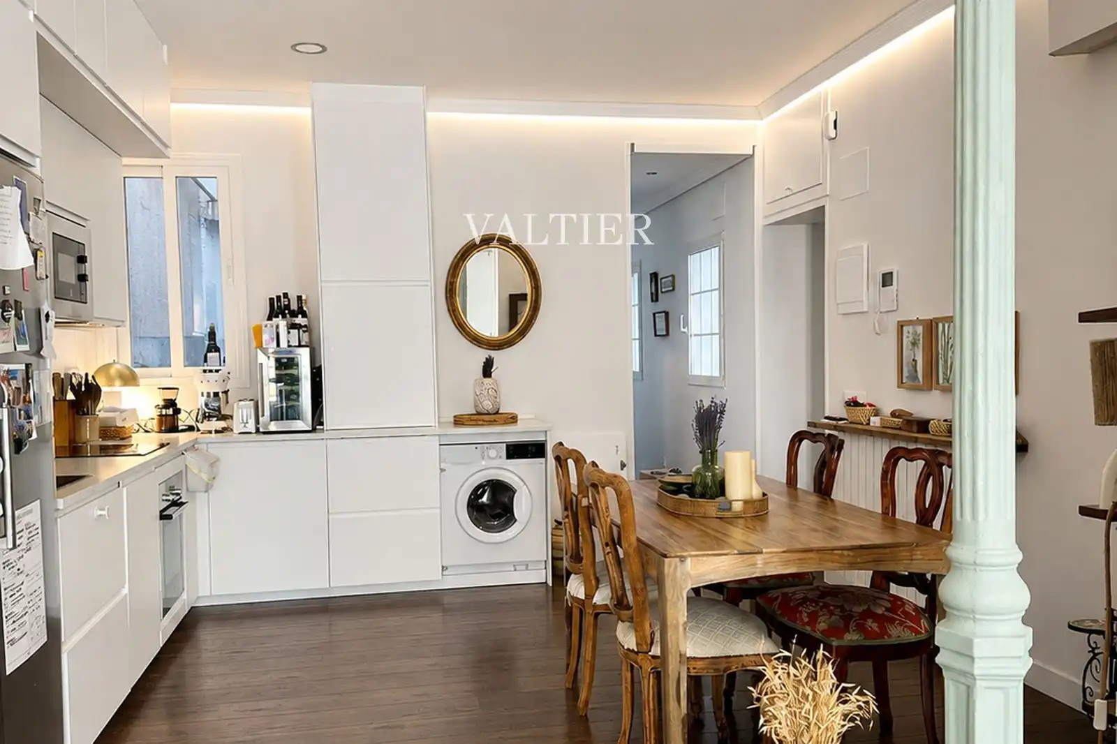 Kitchen of Flat for rent in Madrid  with Air Conditioner