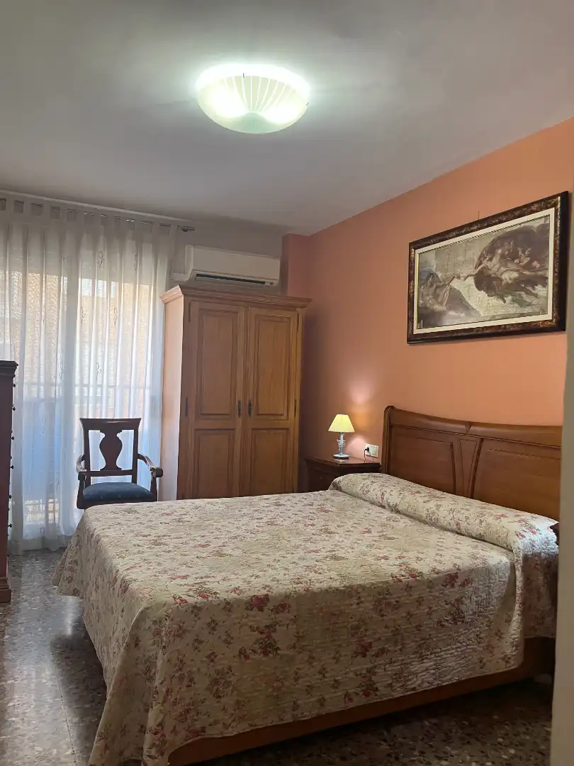Bedroom of Flat for sale in Valencia  with Air Conditioner, Terrace and Storage room