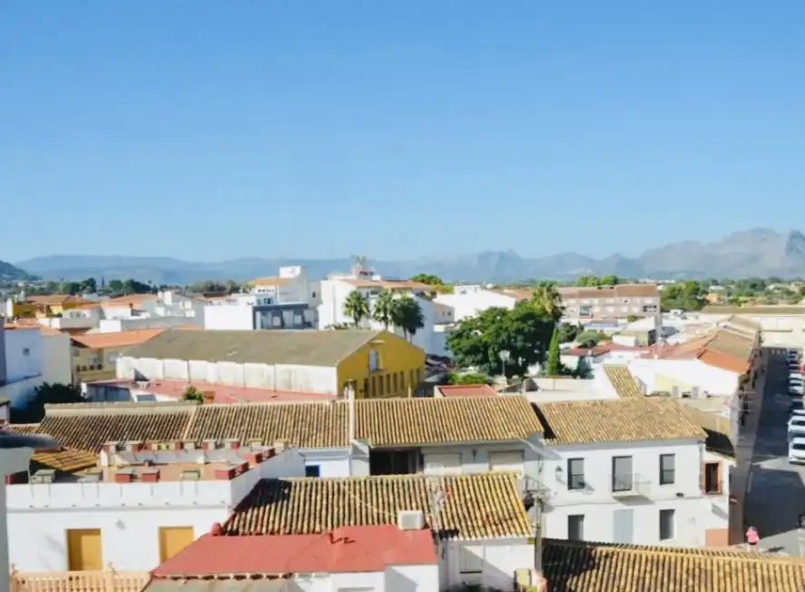 Vista exterior de Àtic en venda en Dénia amb Aire condicionat, Terrassa i Moblat
