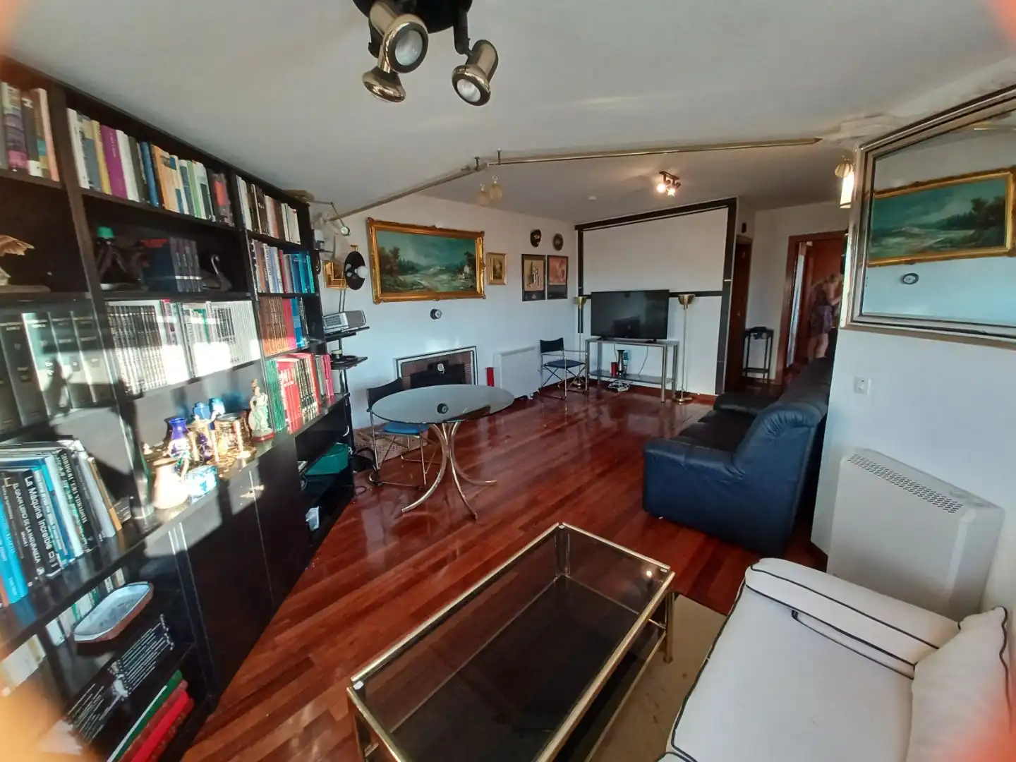 Sala de estar de Piso en venta en El Espinar con Calefacción, Jardín privado y Parquet