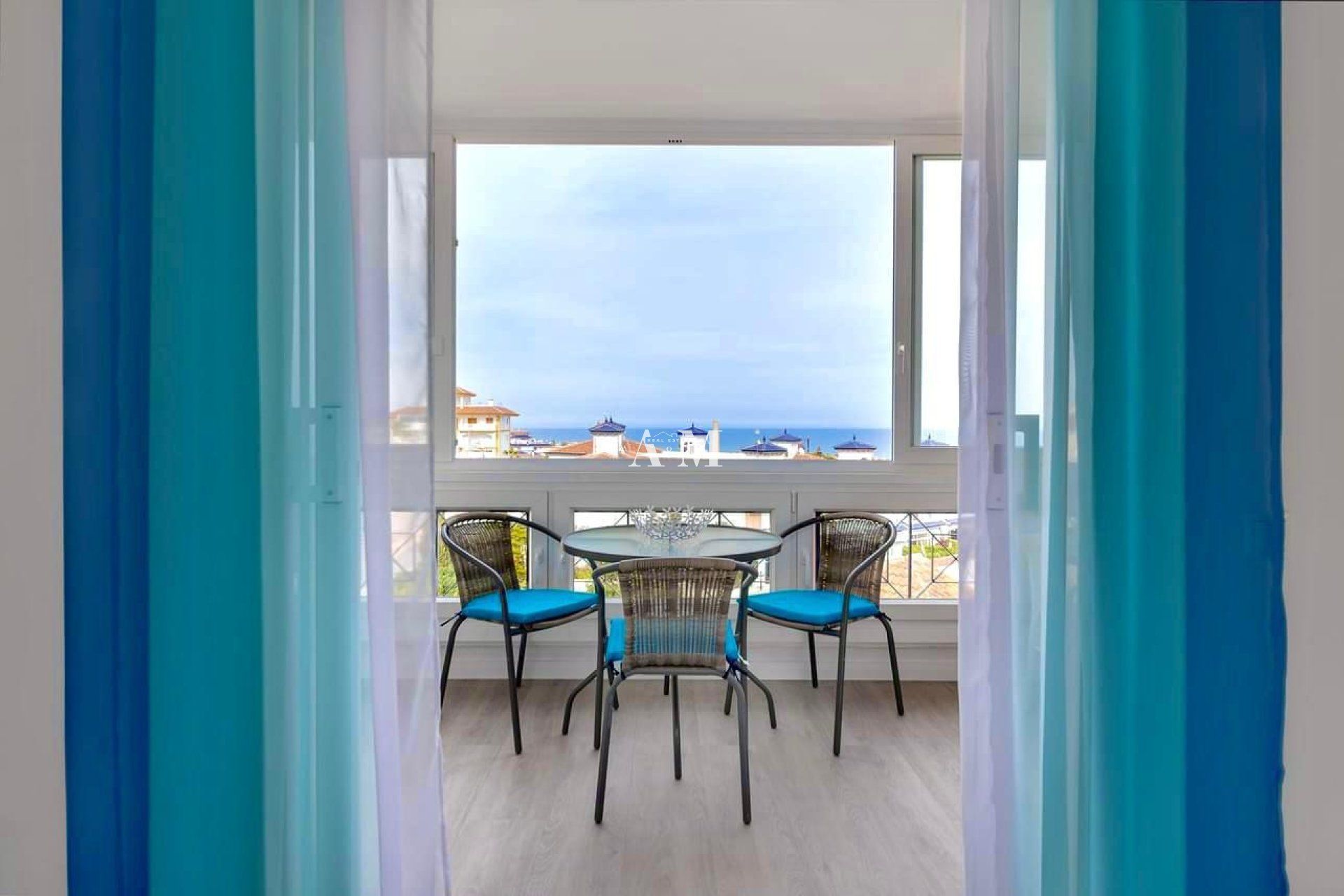 Balcony of Study to rent in Torrevieja  with Air Conditioner, Heating and Terrace