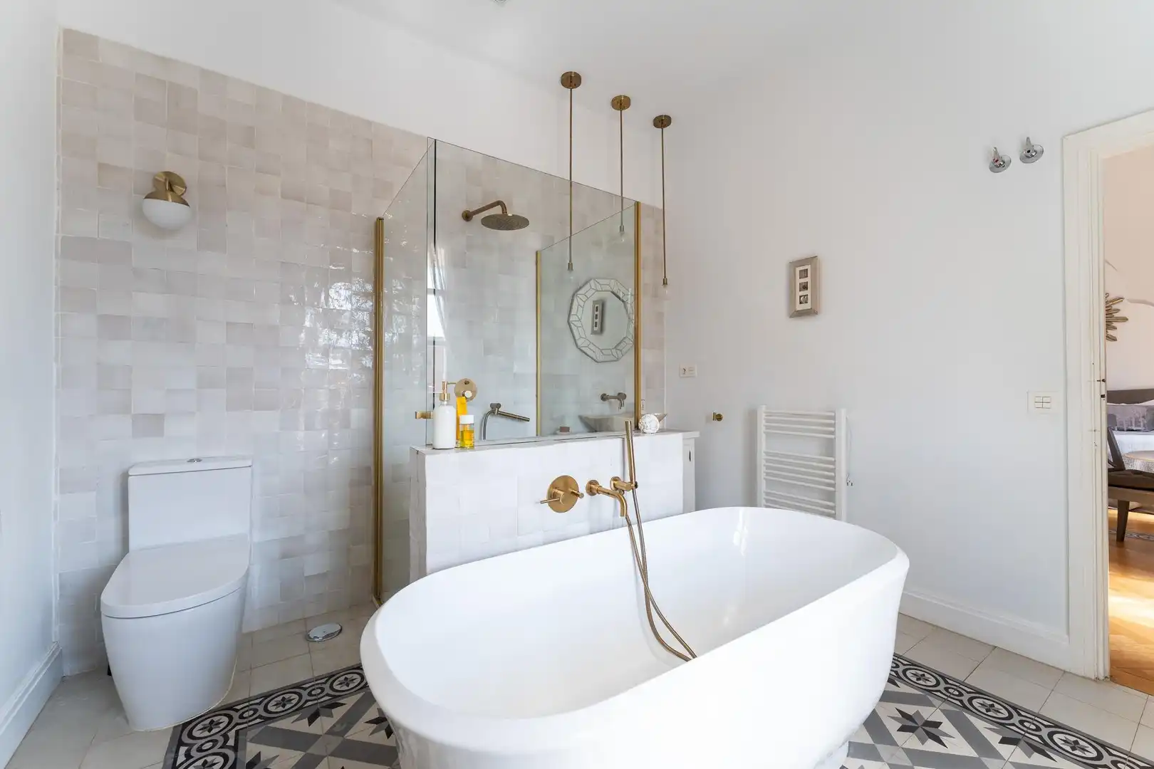 Bathroom of Flat for sale in Málaga  with Heating