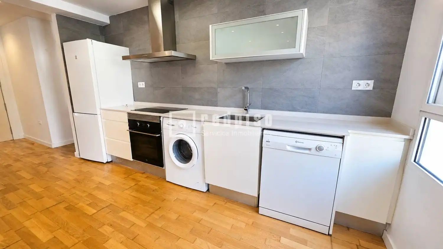 Cocina de Piso de alquiler en Valencia con Aire acondicionado y Amueblado