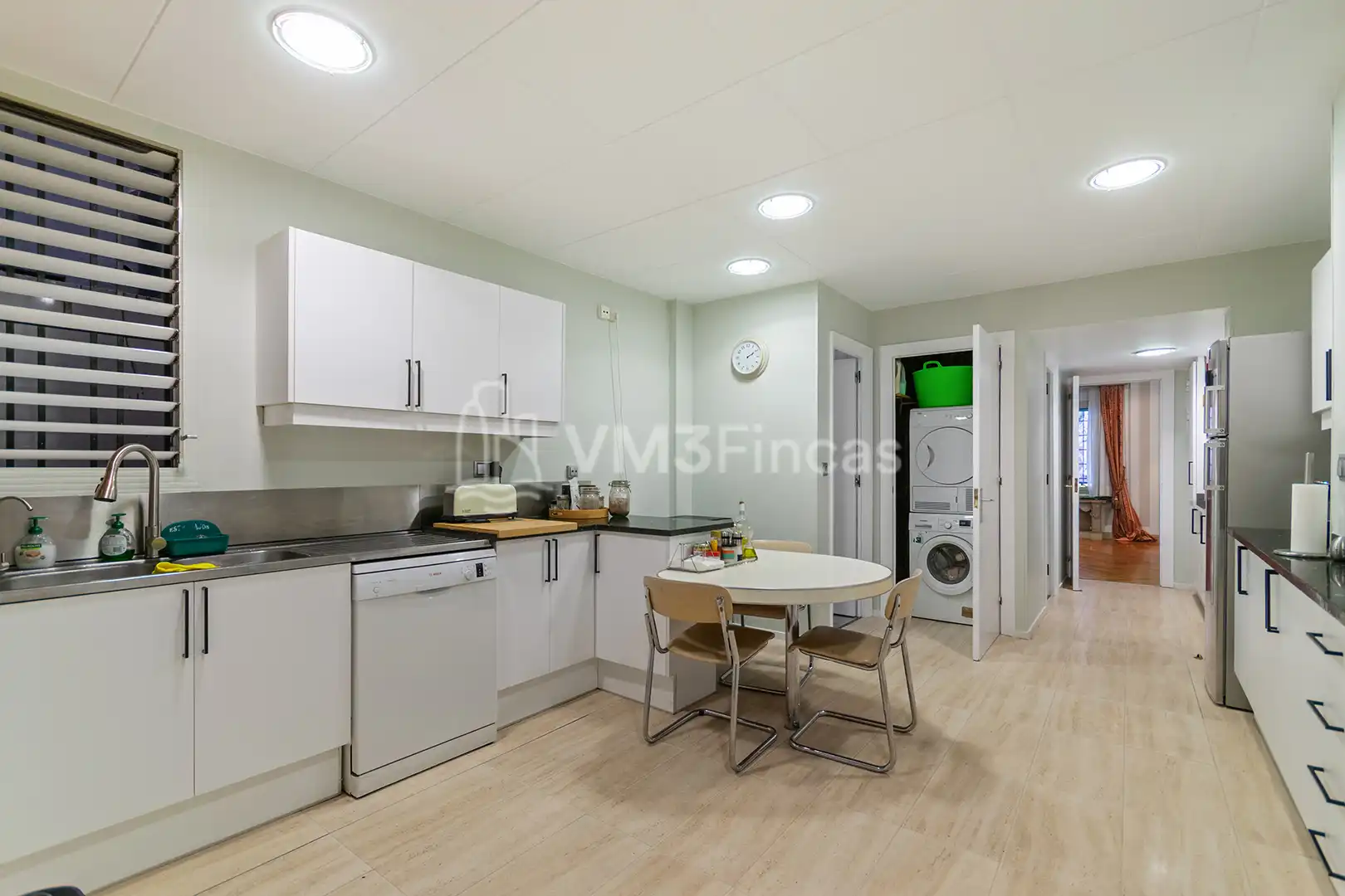 Küche von Wohnung zur Miete in Barcelona mit Klimaanlage, Heizung und Parkett