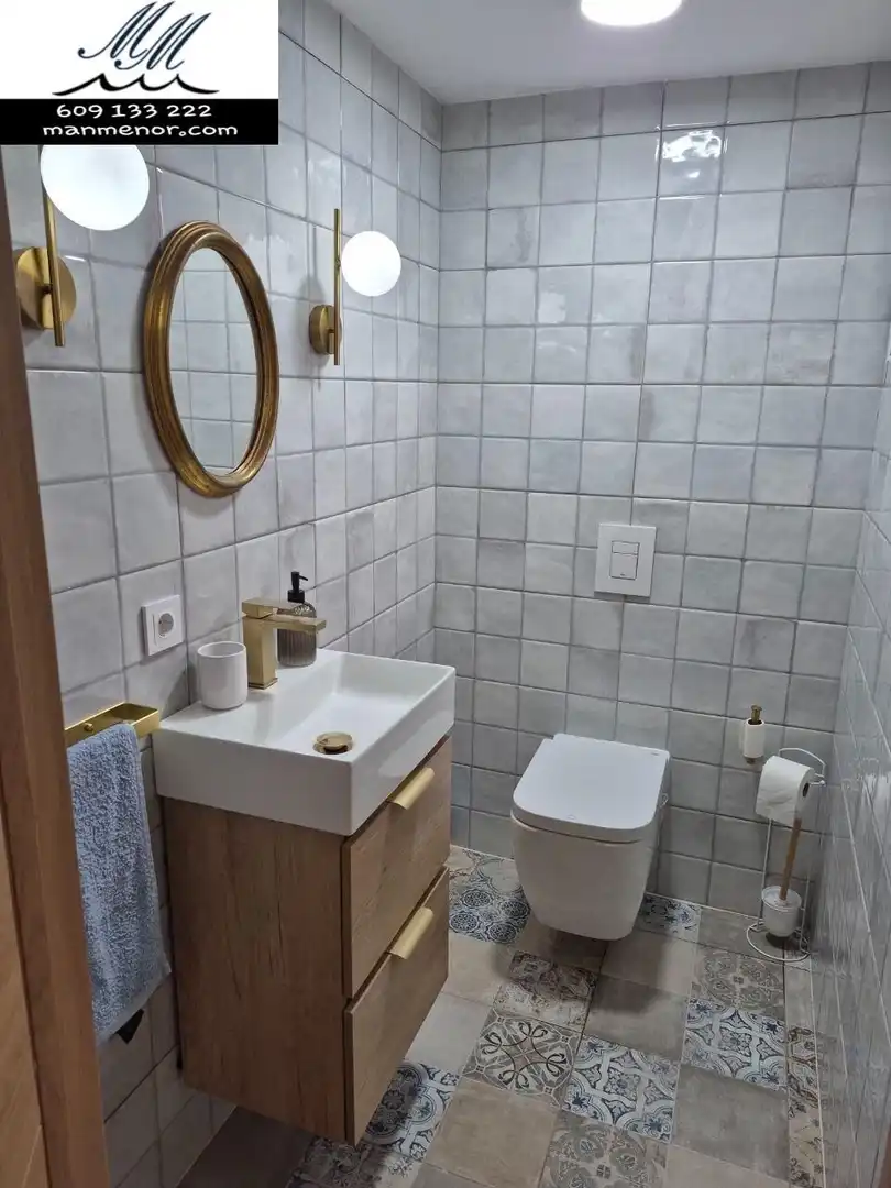 Baño de Dúplex en venta en Cartagena con Aire acondicionado, Terraza y Amueblado